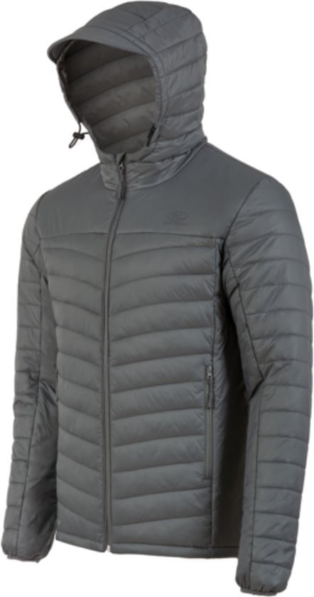 Highlander jas Lewis Insulated Tecloft voor heren capuchon - Grijs - M