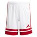 adidas uniseks-kind Squadra25 Short Shorts, white/team power red 2, 15-16 Years