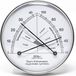 Feingerätebau Fischer Fischer - Binnenklimaat Hygrometer - RVS Ø100 mm - Comfortmeter - RVS - Temperatuur en Luchtvochtigheid