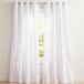 Exclusive Home Loha Linnen doorvoertule top gordijnpaneel paar, 137,2 x 304,8 cm, winter wit
