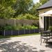 vidaXL Jardinière surélevée anthracite 480 x 80 x 55 cm Métal