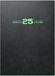 BRUNNEN Boekkalender model 796 (2025) "Neon", 2 pages = 1 week, A5, 128 pages, PU cover, flexible, black