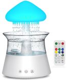 OEM Luchtbevochtiger met ultrasone technologie, met afstandsbediening, 300 ml, met een ontwerp geïnspireerd op paddenstoelen, en met het geluid van regen