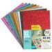 Bladeren m-office Bladeren van kleurrijk EVA-rubber, glitter, crèpe-rubber voor scrapbooking, school, creatieve kaarten, knutselen, podiumcake, school of kunstenaars, 40 x 60 cm (stickerassortiment, 20 stuks)