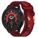 Wigento Samsung Geweven Nylon Band voor Galaxy Watch 6, 5, 4, Normal, Pro, Classic