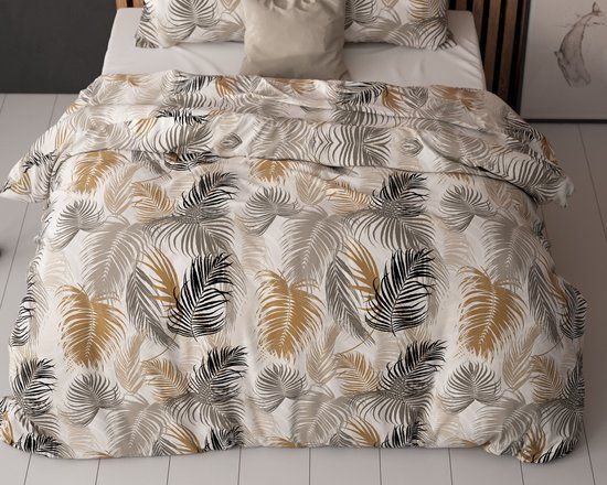 Sleeptime Feather District Dekbedovertrek - 140x220 cm - Zand