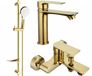 Mexen Royo DF05 set de bain, or