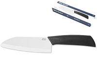 Officine Sandard Santoku-mes met keramisch lemmet, lengte 14 cm, zwart