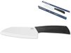 Officine Sandard Santoku-mes met keramisch lemmet, lengte 14 cm, zwart