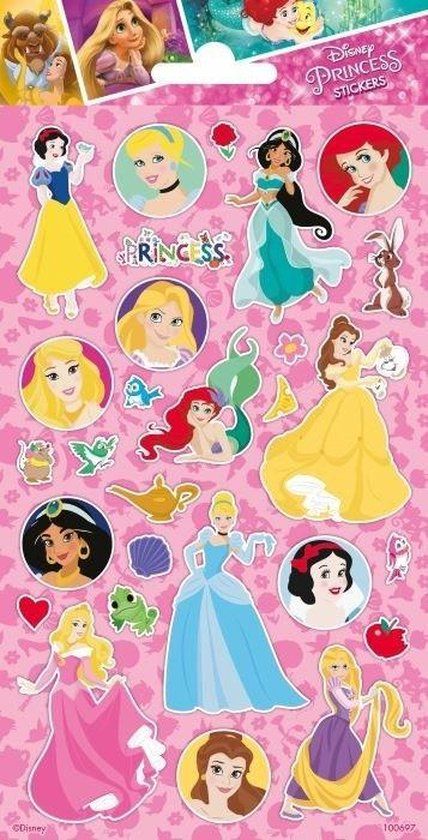 Funny Products Stickers Princess 20 X 10 Cm Papier Roze 28 Stuks