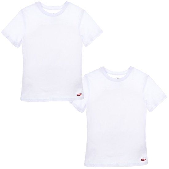 Levi's ® Kids 2pk T-shirt Met Korte Mouwen Wit 4 Years Jongens,Meisjes