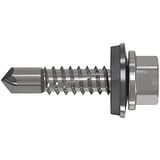 REFABO 16391/0 RP-K, Plus boorschroef 6,3 x 175/dichtring 16 mm bimetaal A2, roestvrij staal, 6,3 x 175