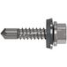 REFABO 16391/0 RP-K, Plus boorschroef 6,3 x 175/dichtring 16 mm bimetaal A2, roestvrij staal, 6,3 x 175
