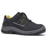 Rouchette Trainers Boston Zwart/Geel Leer Rubber Maat 41 Mannen