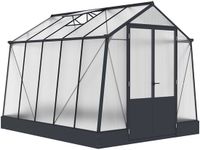 Westmann Aurora 810 Tuinkas met fundering Antraciet 309x248 cm