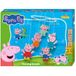 Hama kralen 7917 Peppa Wutz & zusje, groot cadeaupakket met 4000 midikralen, 2 knijperplanken, motiefsjabloon, strijkpapier, handleiding en mobiele ring, knutselplezier voor jong en oud