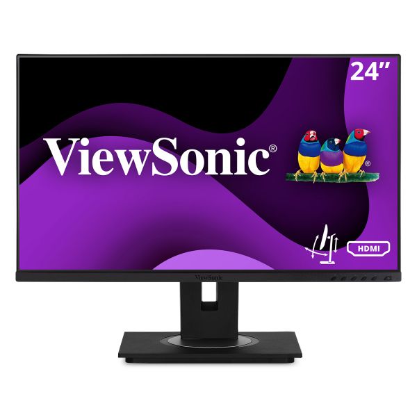 ViewSonic VG2448a - 24 inch Full HD IPS Monitor - Zwart