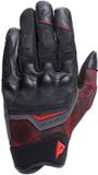 Dainese Ermex Zwart Lava Rood Handschoenen - Handschoen