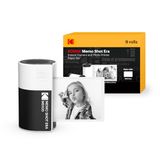 KODAK Memo Shot ERA Kids Instant Camera en etiketteerder, wit
