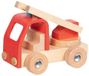 Goki Brandweerauto houten speelgoed met ladder voor kinderen.