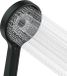 Merkloos / Sans marque Shenzhen Haorui Industrial Technology Co., Ltd. Grote handdouche 130 mm met 3 straalmodi - afneembaar - premium doucheset - massagesproeier voor spa (zwart)