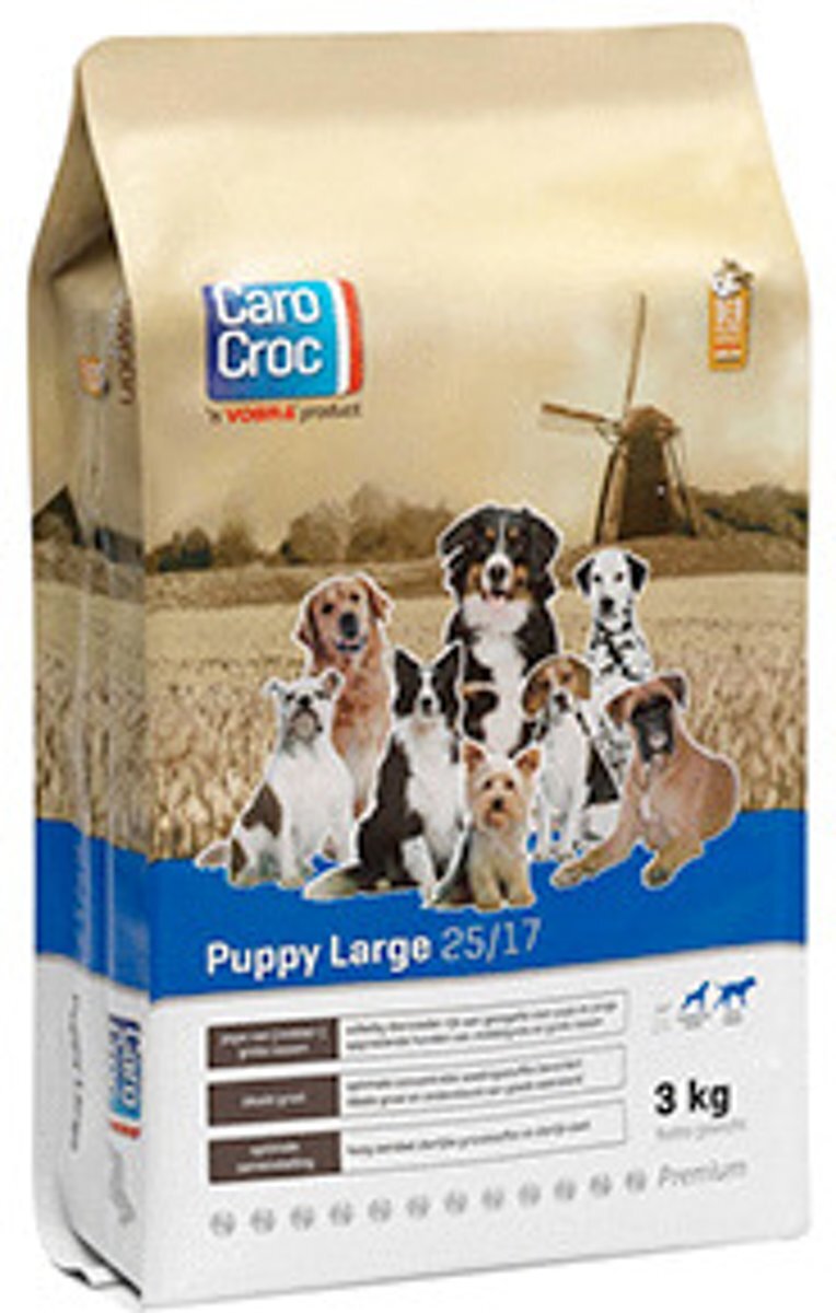 CAROCROC Puppy Large - Hondenvoer - 3 kg
