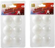Kids Fun Tafeltennis pingpong balletjes - 40 mm/4 cm - 24x stuks