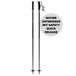 ATOMISCH Atomic Amt Sqs Stokken Zwart 120 cm
