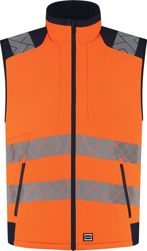 Tricorp Bodywarmer High Vis Redefined 406110 - FluororangeInk - L