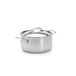 DeBuyer 3742.24 braadpan met deksel, roestvrij staal, zilver, 27,9 x 20,1 x 10,9 cm