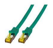 EFB-Elektronik RJ45 patchkabel S/FTP, Cat.6A, LSZH, Cat.7 ruwe kabel, 3m, groen