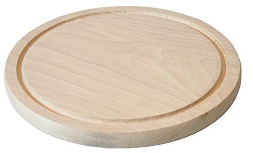 DB Gardentools Snijplank, rond, van beukenhout, 20 cm diameter
