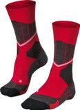 FALKE SC1 Langlauf Skisokken compressie, Ultralichte padding functioneel garen sportsokken heren rood - Maat 46-48