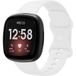 Strap-it Fitbit Bracelet silicone classique Fitbit Versa 4 (blanc)