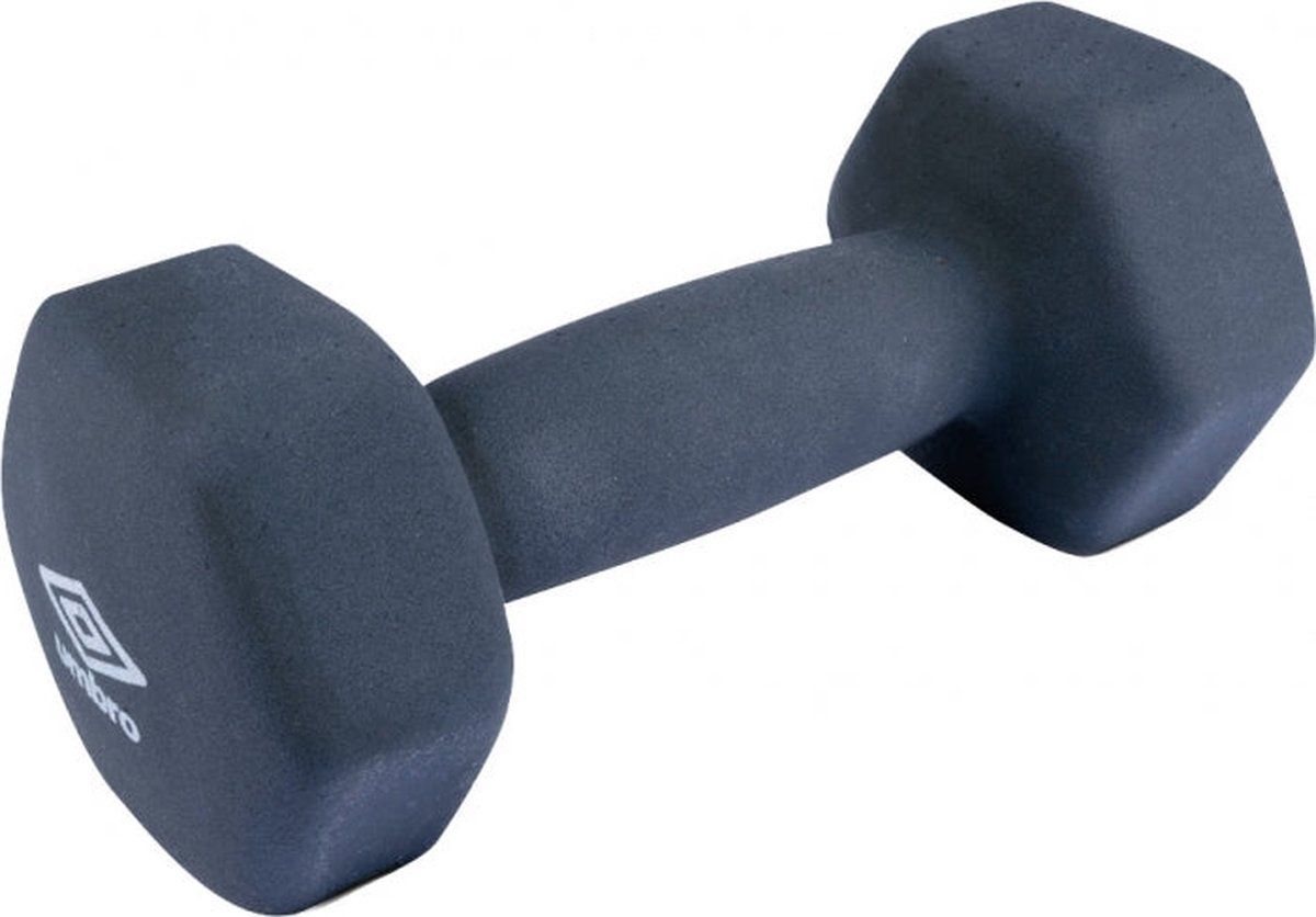 Umbro Fitness Training Gym Dumbbell 3kg - Grijs/Zwart