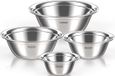 Sans marque Acier inoxydable Bol mélangeur / Bol mélangeur set - Stockage alimentaire