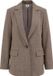 WE Fashion Dames relaxed fit blazer met ruit
