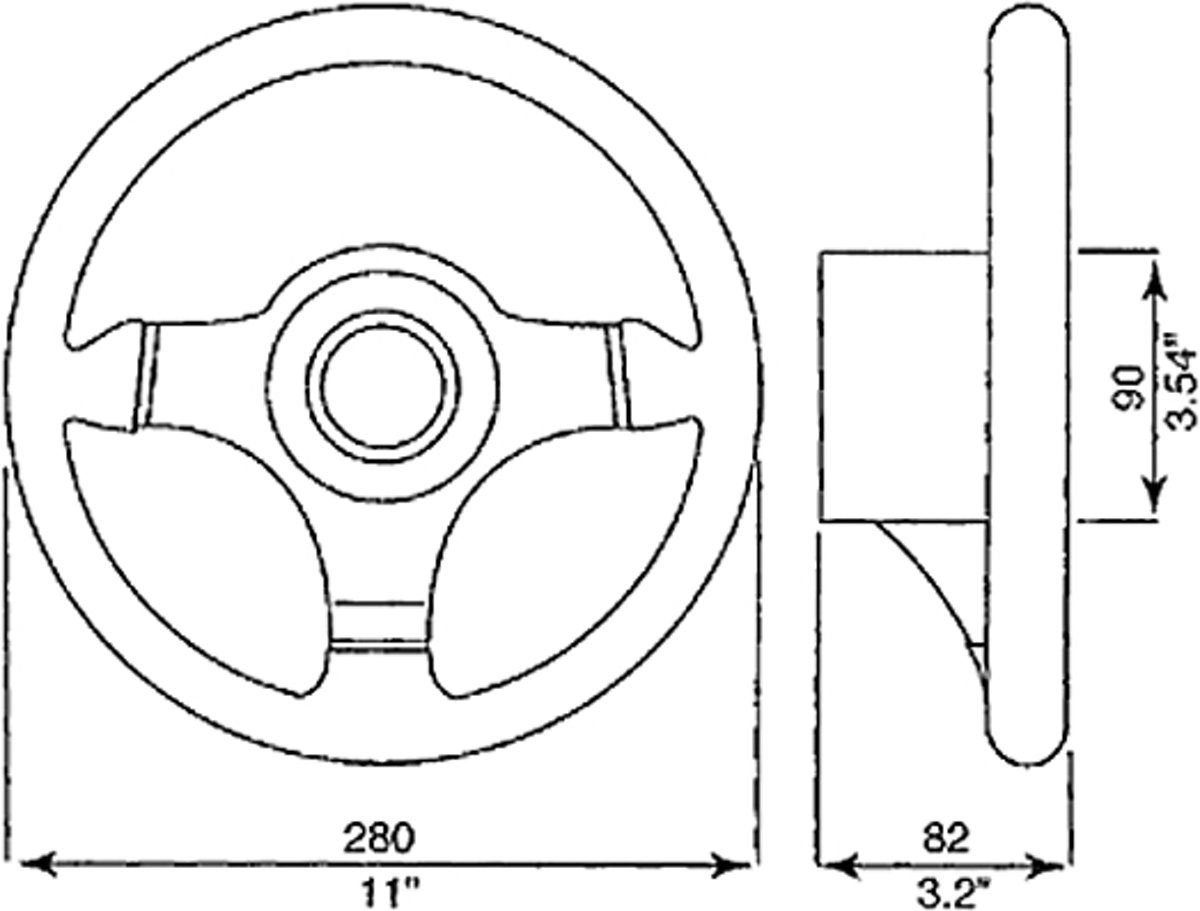 Ultraflex 37920H/V45 Stuurwiel