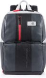 Piquadro Urban Laptoprugzak 14 inch Leer Grijs