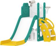 AIYAPLAY Kinderglijbaan - HDPE - 178x70x86cm - Geel