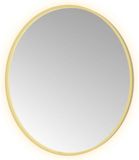 Hotbath &More Mirrors Round LED Badkamerspiegel - Rond - 100 cm - Geborsteld Messing Pvd