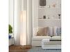 HOMCOM Lampadaire - Métal - 14x14x120cm - Blanc