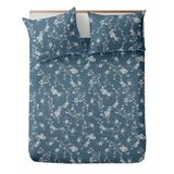 Boho Chic Blue Beddengoedset, dekbedovertrek voor 180 cm bed