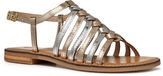 Geox Maddalusiac Multi Strap Sandalen Goud, Zilver EU 38 1/2 Vrouw