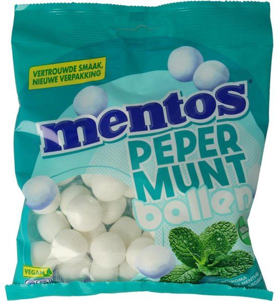 Mentos Pepermuntballen 220 gram