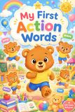 My First Action Words: Toddler Action Vocabulary Book for Ages 2-5 | Cute Preschool Verbs, Movement Words and Early Learning Fun for Kids