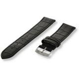 Morellato PMX019JUKE PC horlogebandje - Leer - Zwart - 22 mm