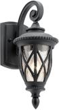 Kichler Admirals Cove LED Buitenlamp | E27 | IP44 | Dimbaar | Textuur Zwart