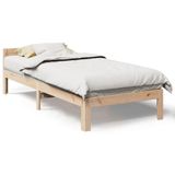 VidaXL Bedframe zonder matras, massief grenenhout, 90x200 cm