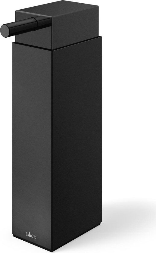 ZACK Linea Zeepdispenser - Zwart - 4 x 16.9 x 8.6 cm
